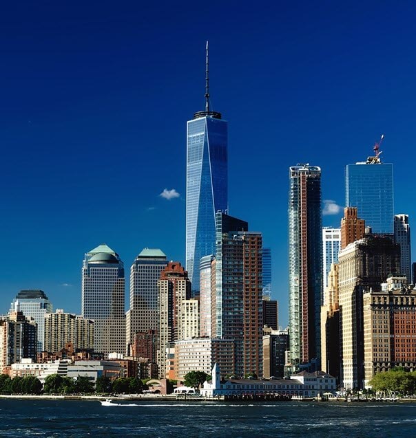 Skyline de Nova York com escritórios de advocacia