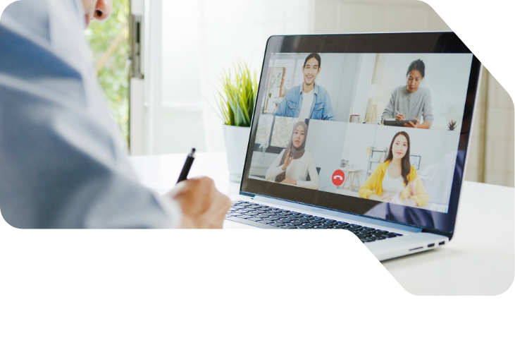 Reunião virtual com equipe SUMAQ